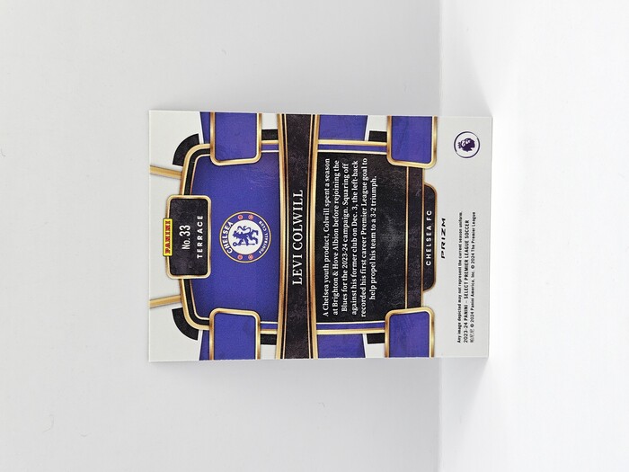 2023-24 Panini Select Premier League Soccer Levi Colwill Purple Mojo No.33