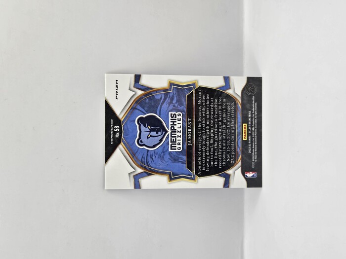 2022-23 Panini Select Basketball Ja Morant blue cracked ice  No.58