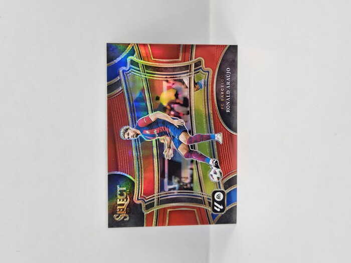 2023-24 Panini Select La Liga Soccer Ronald Araujo Red Field Level No.230