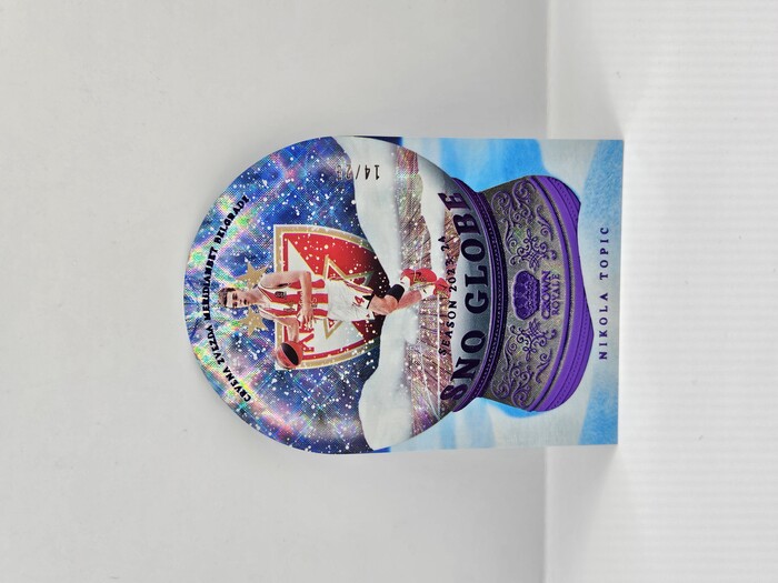 2023-24 Panini Euroleague Crown Royal Nikola Topic ''Sno Globe'' /25 No.3