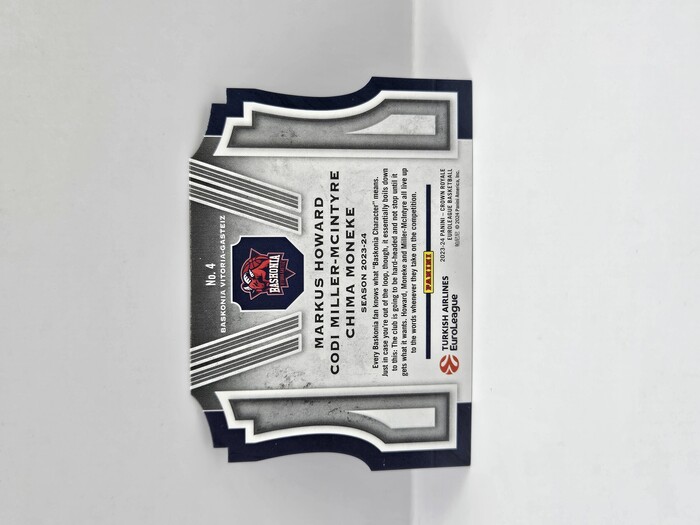 2023-24 Panini Euroleague Crown Royal Baskonia ''King's Court'' /99 No.4