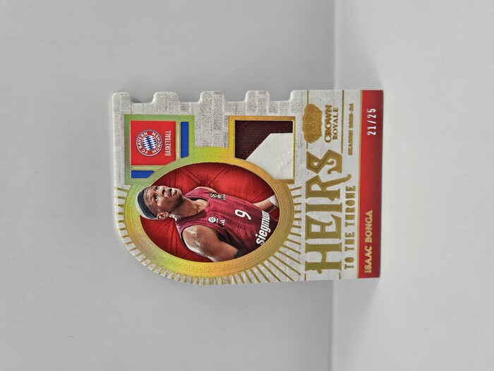 2023-24 Panini Euroleague Crown Royal Isaac Bonga ''Heirs to the throne'' /25 Patch No.HT-BON
