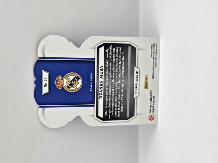 2023-24 Panini Euroleague Crown Royal Dzan Musa purple /25 No.22