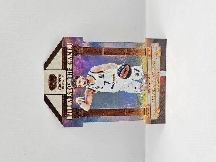 2023-24 Panini Euroleague Crown Royal Facundo Campazzo ''Pillars of the game /99 No.25 