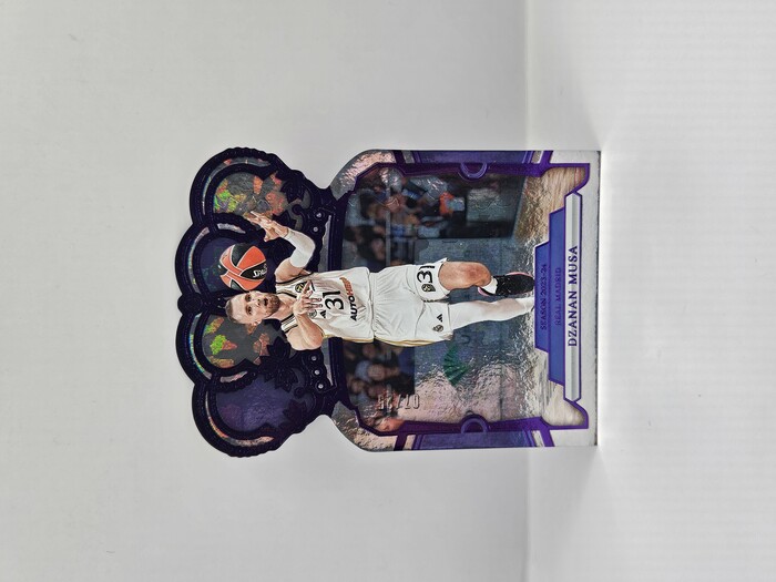 2023-24 Panini Euroleague Crown Royal Dzan Musa purple /25 No.22