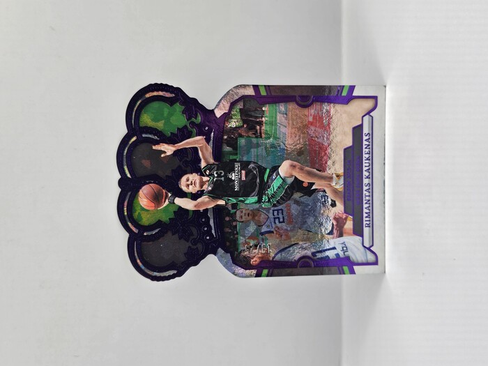 2023-24 Panini Euroleague Crown Royal Dzan Kaukenas purple /25 No.21