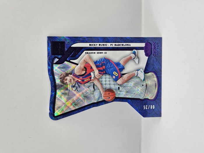 2023-24 Panini Euroleague Crown Royal Ricky Rubio ''Hand crafted'' purple /25 No.7