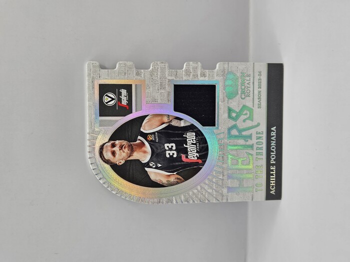 2023-24 Panini Euroleague Crown Roya Achille Polonara ''Heirs to the throne'' Patch No.HT-POL