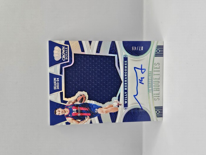 2023-24 Panini Euroleague Crown Royal Willy Hernangomez ''Silhouetes'' autograph /49 No.SL-HER