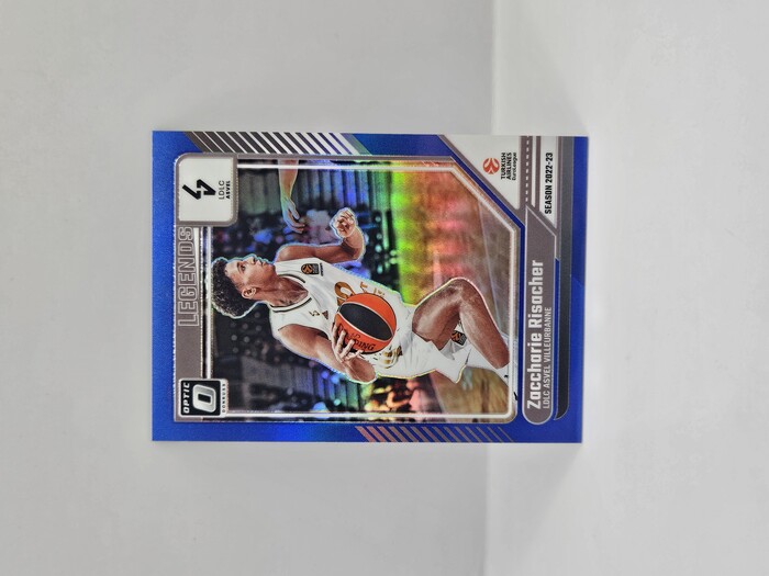 24-25 PANINI DONRUSS OPTIC EUROLEAGUE LDLC ASVEL ZACCHARIE RISACHER BLUE 03/49