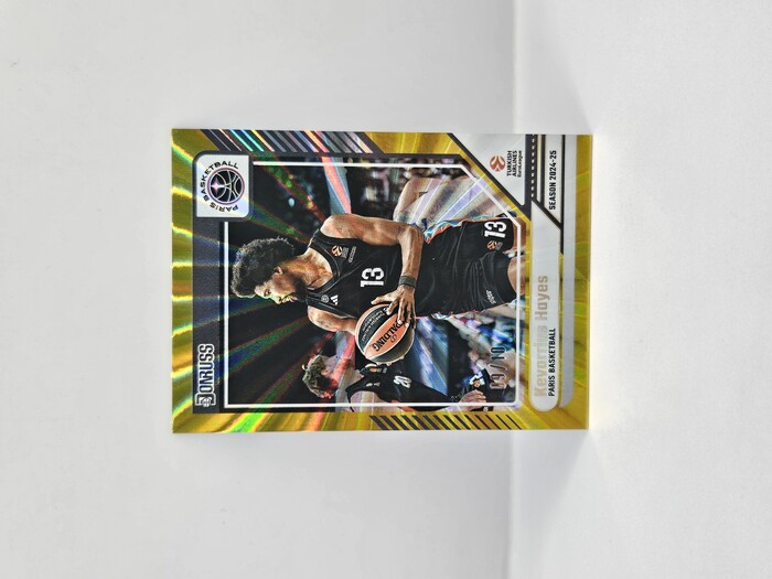 24-25 PANINI DONRUSS EUROLEAGUE PARIS BASKETBALL KEVARIUS HAYES GOLD LASER 09/10