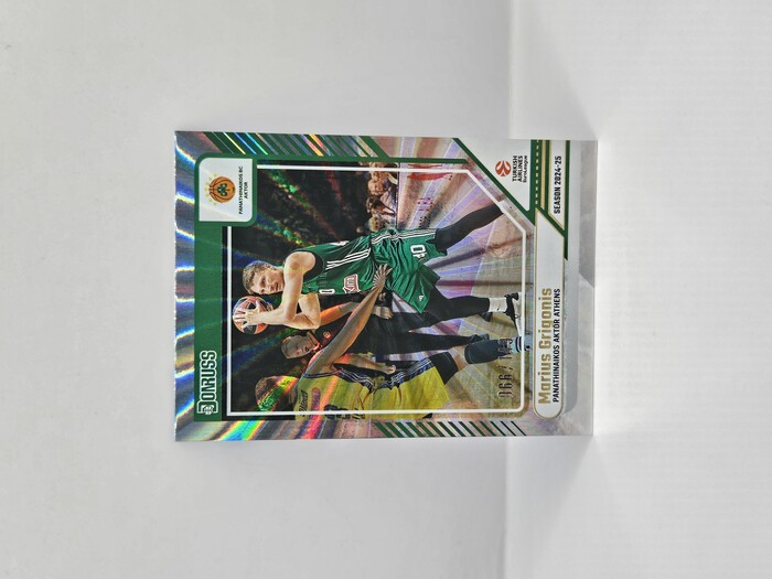 24-25 PANINI DONRUSS EUROLEAGUE PANATHINAIKOS MARIUS GRIGONIS SILVER LAZER 066/149