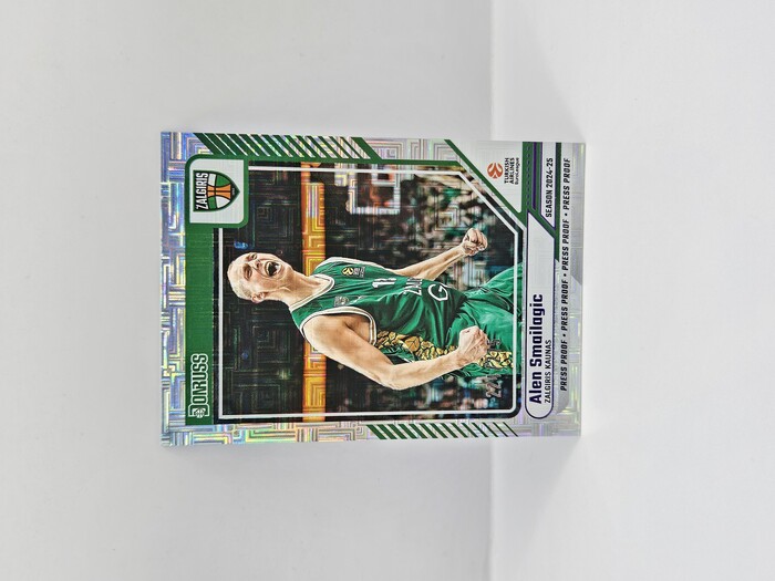 24-25 PANINI DONRUSS EUROLEAGUE ZALGIRIS ALEN SMAILAGIC PURPLE PRESS PROOF 224/275