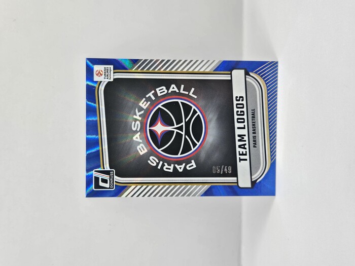 24-25 PANINI DONRUSS EUROLEAGUE PARIS BASKETBALL TEAM LOGO BLUE LASER 05/49