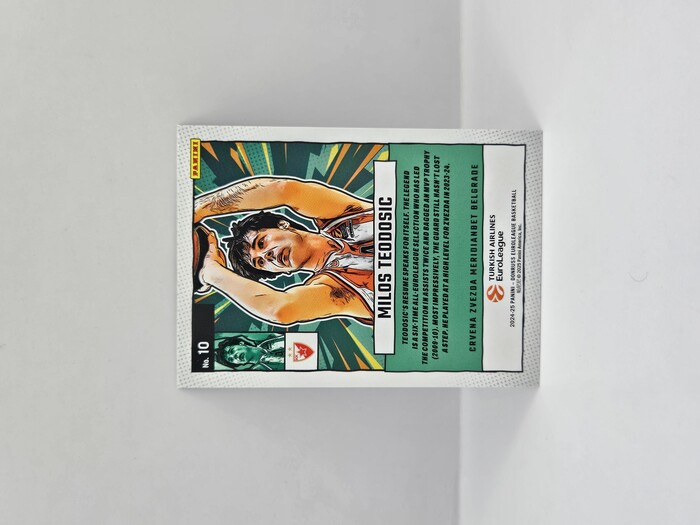 24-25 PANINI DONRUSS EUROLEAGUE CRVENA ZVEZDA MILOS TEODOSIC NET MARVELS PURPLE LASER 62/99