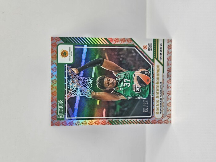 24-25 PANINI DONRUSS EUROLEAGUE PANATHINAIKOS KOSTAS ANTETOKOUNMPO 25TH ANNIVERSARY 25/25