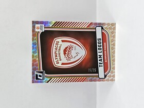 2024-25 PANINI DONRUSS EUROLEAGUE OLYMPIACOS TEAM LOGOS 25TH ANNIVERSARY PARALLEL 15/25