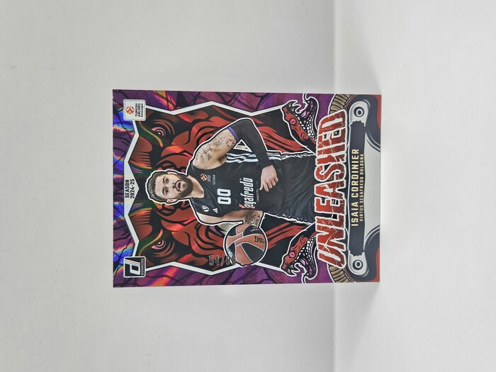 24-25 PANINI DONRUSS  EUROLEAGUE VIRTUS BOLOGNA UNLEASHED ISAIA CORDINIER PURPLE LASER 54/99 