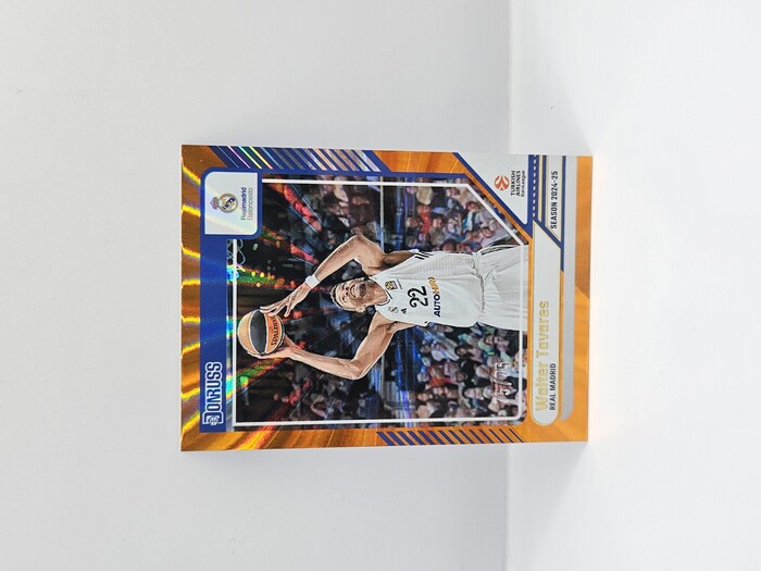 24-25 PANINI DONRUSS EUROLEAGUE REAL MADRID WALTER TAVARES ORANGE LASER 75/75