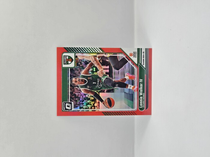 24-25 PANINI DONRUSS OPTIC EUROLEAGUE ZALGIRIS LONNIE WALKER IV RED 57/99