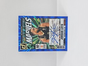 24-25 PANINI DONRUSS EUROLEAGUE MONACO JORDAN LOYD BLUE LASER AUTOGRAPH 28/49