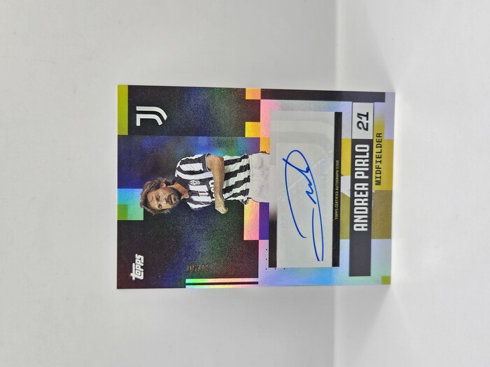 2025 TOPPS JUVENTUS TEAM SET ANDREA PIRLO AUTOGRAPH 31/50