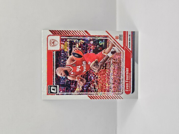 2024-25 PANINI DONRUSS EUROLEAGUE OLYMPIACOS EVAN FOURNIER WHITE SPARKL