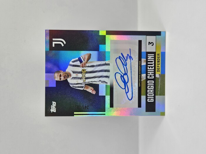 2025 TOPPS JUVENTUS TEAM SET GIORGIO CHIELLINI AUTOGRAPH 241/250