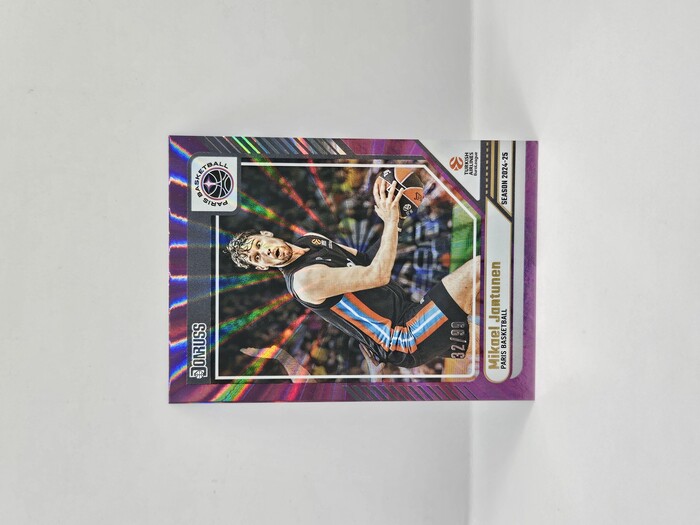 24-25 PANINI DONRUSS EUROLEAGUE PARIS BASKETBALL MIKAEL JANTUNEN PURPLE LASER 32/99