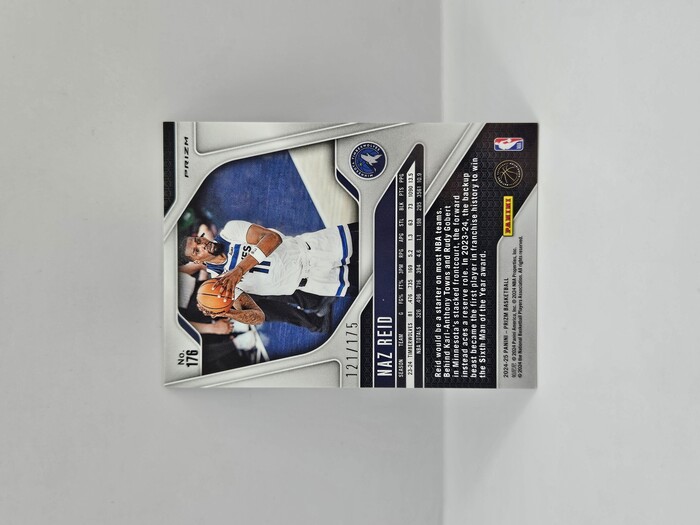 2024-25 PANINI PRIZM NAZ REID WHITE 121/175