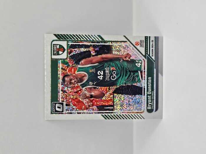 24-25 PANINI DONRUSS OPTIC EUROLEAGUE ZALGIRIS BRYANT DUNSTON WHITE SPARKLE