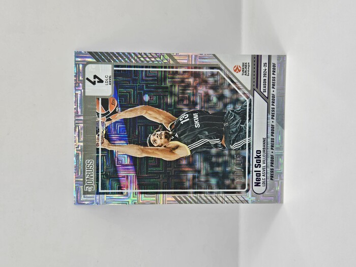 24-25 PANINI DONRUSS EUROLEAGUE LDLC ASVEL NEAL SAKO PURPLE PRESS PROOF 030/275