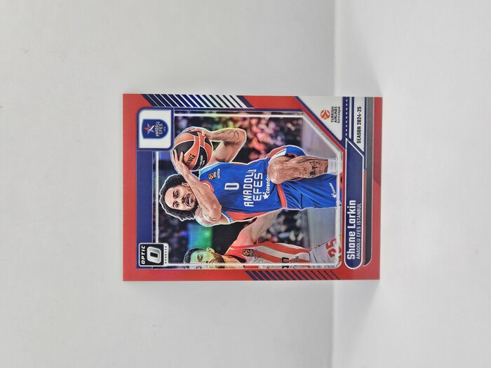 24-25 PANINI DONRUSS OPTIC  EUROLEAGUE ANADOLU EFES SHANE LARKIN RED 02/99