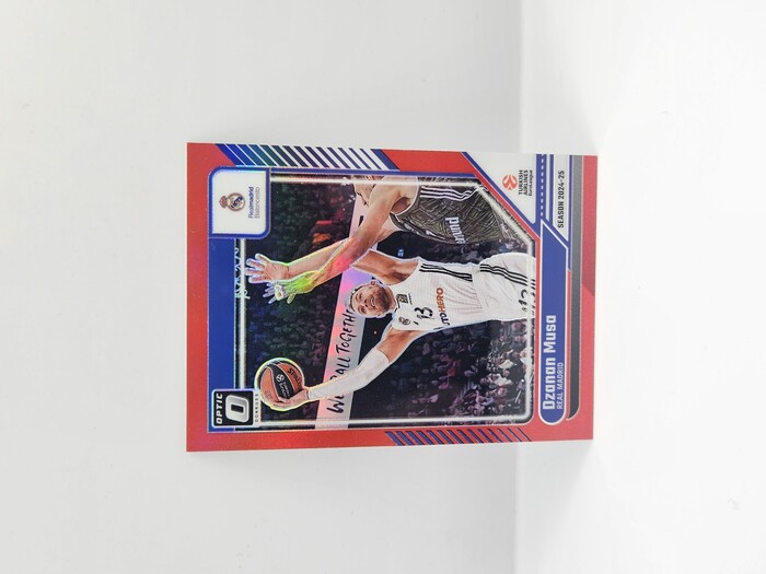 24-25 PANINI DONRUSS OPTIC EUROLEAGUE REAL MADRID DZANAN MUSA RED 62/99