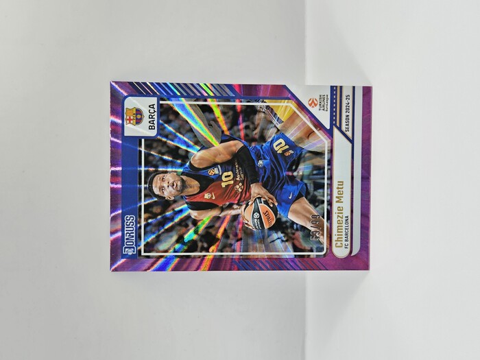 24-25 PANINI DONRUSS EUROLEAGUE BARCELONA CHIMEZIE METU PURPLE LAZER 59/99
