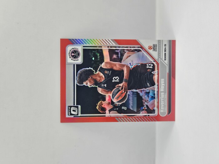 24-25 PANINI DONRUSS OPTIC EUROLEAGUE PARIS BASKETBALL KEVARRIUS HAYES RED 88/99