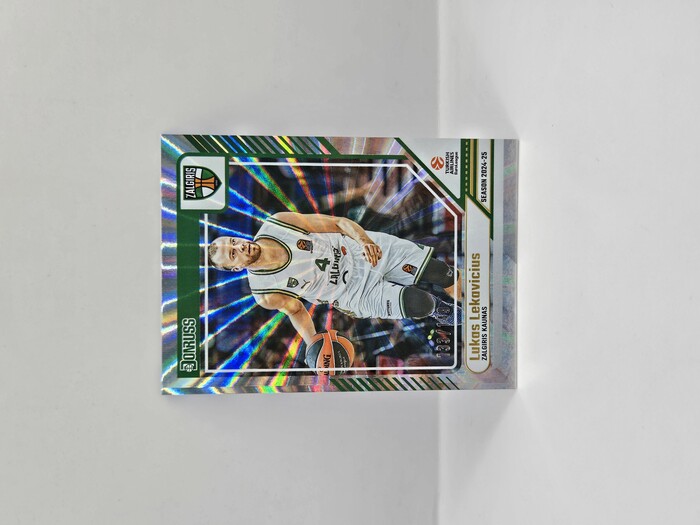 24-25 PANINI DONRUSS EUROLEAGUE ZALGIRIS LUKAS LEKAVICIUS SILVER LASER 133/149