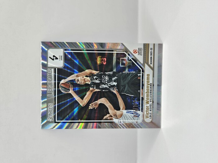 24-25 PANINI DONRUSS EUROLEAGUE LDLC ASVEL VICTOR WEMBANYAMA SILVER LASER 075/149