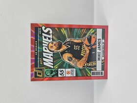 24-25 PANINI DONRUSS EUROLEAGUE MONACO MIKE JAMES NET MARVELS RED LASER 21/75
