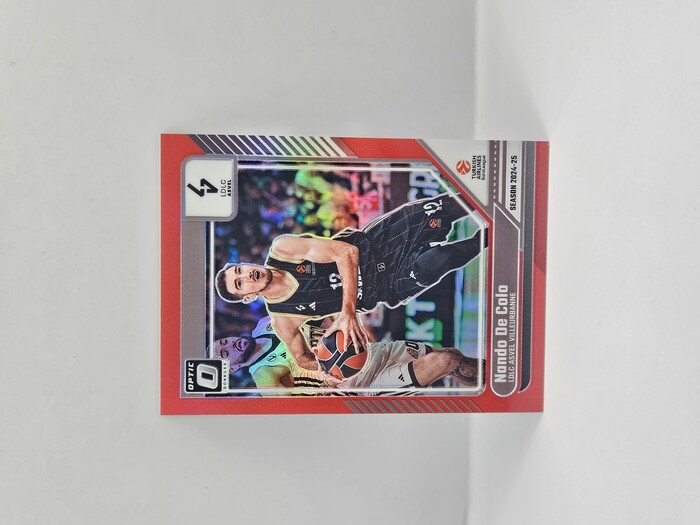 24-25 PANINI DONRUSS OPTIC EUROLEAGUE LDLC ASVEL NANDO DE COLO RED 38/99