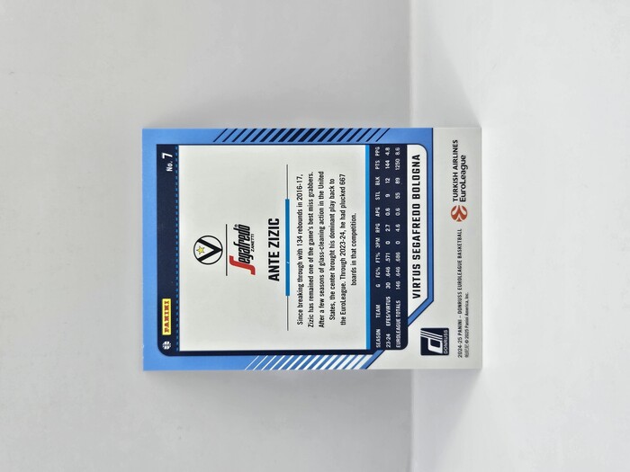 24-25 PANINI DONRUSS  EUROLEAGUE VIRTUS BOLOGNA ANTE ZIZIC SILVER LASER 014/149