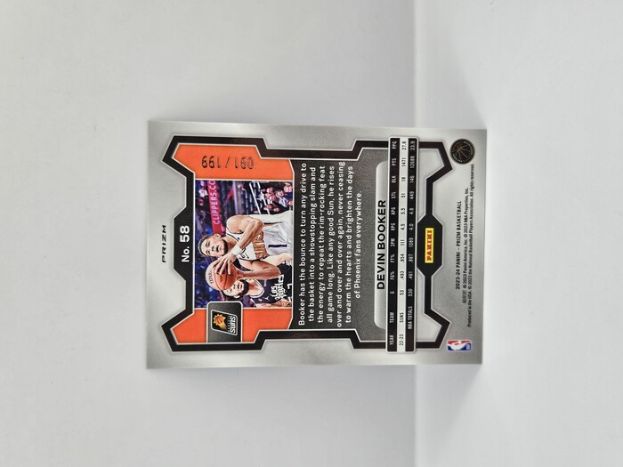 2023-24 PANINI PRIZM DEVIN BOOKER BLUE 091/199