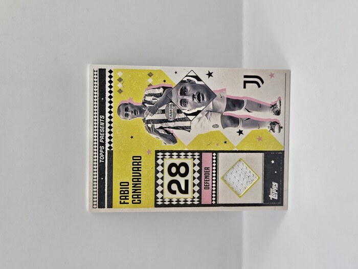2025 TOPPS JUVENTUS TEAM SET FABIO CANNAVARO PATCH
