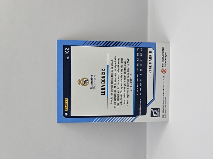 24-25 PANINI DONRUSS EUROLEAGUE REAL MADRID LUKA DONCIC GOLD 07/10