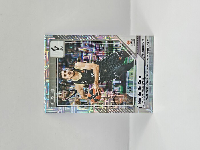 24-25 PANINI DONRUSS EUROLEAGUE LDLC ASVEL NANDO DE COLO PURPLE PRESS PROOF 199/275