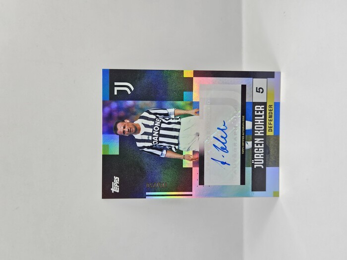 2025 TOPPS JUVENTUS TEAM SET JURGEN KOHLER AUTOGRAPH 175/250