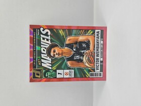 24-25 PANINI DONRUSS EUROLEAGUE LDLC ASVEL VICTOR WEMBANYAMA NET MARVELS RED LASER 27/75