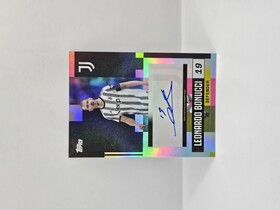 2025 TOPPS JUVENTUS TEAM SET LEONARDO BONUCCI AUTOGRAPH 74/99