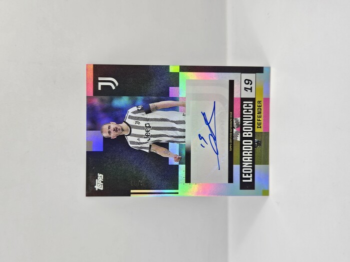 2025 TOPPS JUVENTUS TEAM SET LEONARDO BONUCCI AUTOGRAPH 74/99