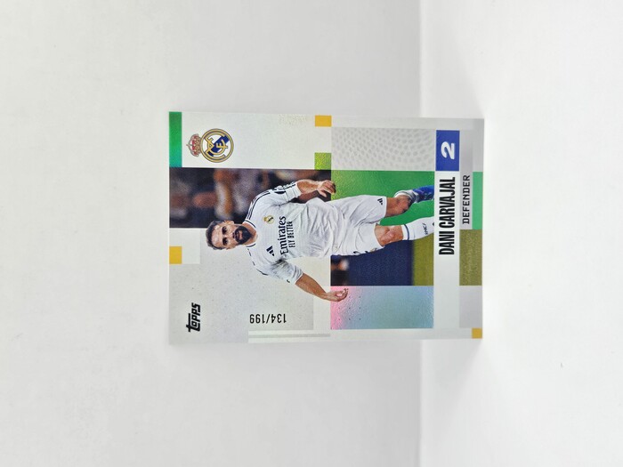 2025 TOPPS REAL MADRID TEAM SET DANI CARVAJAL 134/199